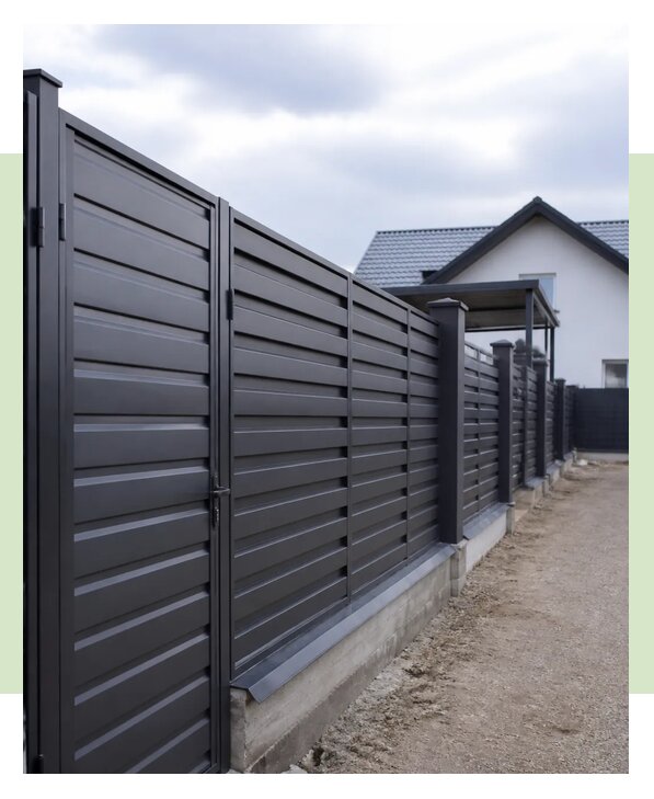 Железный забор под ключ в Алапаевске по цене от 4817 р. | ЗаборЭксеперт-Лпв